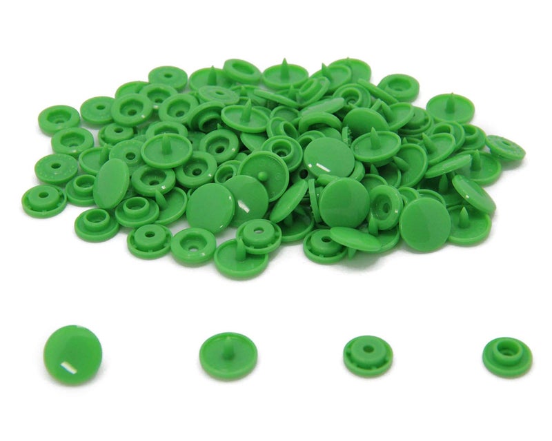 BetterJonny 420 Sets 14-Color KAM Snaps, BetterJonny Size 20 T5 Glossy Round Plastic Fasteners Punch Poppers Closures No-Sew Buttons for Clothing Crafts Mama Pads - Image 2